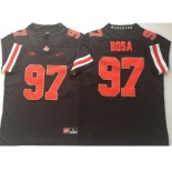 Ohio State Buckeyes #97 Joey Bosa Black Shadow Nike College Football Jersey