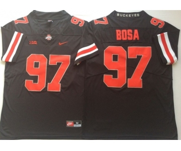 Ohio State Buckeyes #97 Joey Bosa Black Shadow Nike College Football Jersey