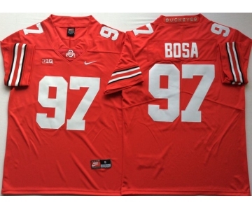 Ohio State Buckeyes #97 Joey Bosa Red Nike College Football Jersey