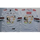 Ohio State Buckeyes #97 Joey Bosa White Player Fashion Stitched NCAA Jersey