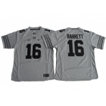 Women's Ohio State Buckeyes #16 J. T. Barrett Gridion Grey II Stitched NCAA Jersey