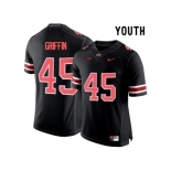 2016 Youth Ohio State Buckeyes Archie Griffin #45 College Football Limited Jersey - Blackout