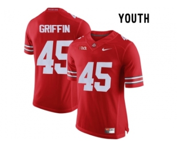 2016 Youth Ohio State Buckeyes Archie Griffin #45 College Football Limited Jersey - Scarlet