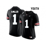 2016 Youth Ohio State Buckeyes Braxton Miller #1 College Football Limited Jersey - Black