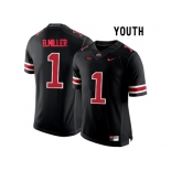 2016 Youth Ohio State Buckeyes Braxton Miller #1 College Football Limited Jersey - Blackout