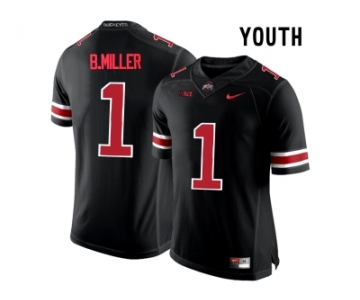 2016 Youth Ohio State Buckeyes Braxton Miller #1 College Football Limited Jersey - Blackout