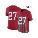 2016 Youth Ohio State Buckeyes Eddie George #27 College Football Alternate Elite Jersey - Scarlet