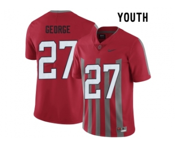 2016 Youth Ohio State Buckeyes Eddie George #27 College Football Alternate Elite Jersey - Scarlet