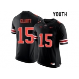 2016 Youth Ohio State Buckeyes Ezekiel Elliott #15 College Football Limited Jersey - Blackout