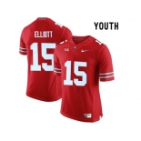 2016 Youth Ohio State Buckeyes Ezekiel Elliott #15 College Football Limited Jersey - Scarlet