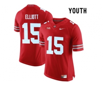 2016 Youth Ohio State Buckeyes Ezekiel Elliott #15 College Football Limited Jersey - Scarlet