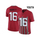 2016 Youth Ohio State Buckeyes J.T Barrett #16 College Football Alternate Elite Jersey - Scarlet