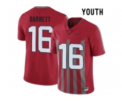 2016 Youth Ohio State Buckeyes J.T Barrett #16 College Football Alternate Elite Jersey - Scarlet