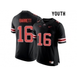 2016 Youth Ohio State Buckeyes J.T. Barrett #16 College Football Limited Jersey - Blackout