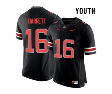 2016 Youth Ohio State Buckeyes J.T. Barrett #16 College Football Limited Jersey - Blackout