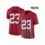 2016 Youth Ohio State Buckeyes Lebron James #23 College Football Alternate Elite Jersey - Scarlet