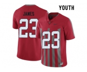 2016 Youth Ohio State Buckeyes Lebron James #23 College Football Alternate Elite Jersey - Scarlet