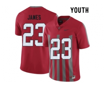 2016 Youth Ohio State Buckeyes Lebron James #23 College Football Alternate Elite Jersey - Scarlet