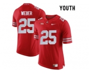 2016 Youth Ohio State Buckeyes Mike Weber #25 College Football Limited Jersey - Scarlet