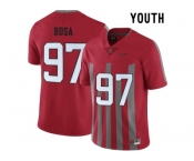 2016 Youth Ohio State Buckeyes Nick Bosa #97 College Football Alternate Elite Jersey - Scarlet