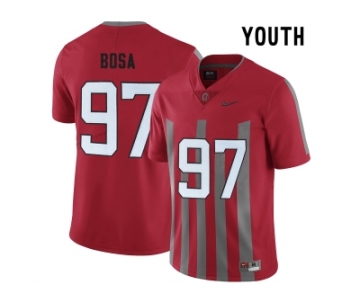 2016 Youth Ohio State Buckeyes Nick Bosa #97 College Football Alternate Elite Jersey - Scarlet