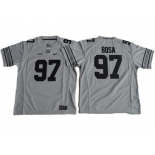 Youth Ohio State Buckeyes #97 Joey Bosa Gridion Grey II Stitched NCAA Jersey