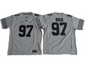 Youth Ohio State Buckeyes #97 Joey Bosa Gridion Grey II Stitched NCAA Jersey