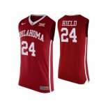 2016 Oklahoma Sooners Buddy Heild #24 Hype Elite College Basketball Jersey - Red