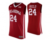 2016 Oklahoma Sooners Buddy Heild #24 Hype Elite College Basketball Jersey - Red