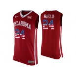 2016 US Flag Fashion 2016 Oklahoma Sooners Buddy Heild #24 Hype Elite College Basketball Jersey - Red