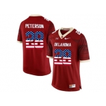 2016 US Flag Fashion Men's Oklahoma Sooners Adrian Peterson #28 College Limited Football Jersey - Crimson