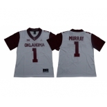 Oklahoma Sooners #1 Kyler Murray White 47 Game Winning Streak College Football Jersey