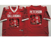 Oklahoma Sooners #28 Adrian Peterson Red Player Fashion Stitched NCAA Jersey