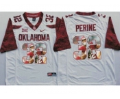 Oklahoma Sooners #32 Samaje Perine White Player Fashion Stitched NCAA Jersey