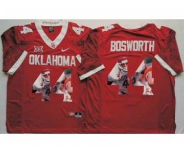 Oklahoma Sooners #44 Brian Bosworth Red Player Fashion Stitched NCAA Jersey