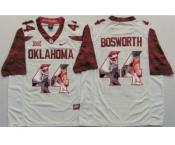 Oklahoma Sooners #44 Brian Bosworth White Player Fashion Stitched NCAA Jersey