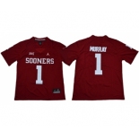 Sooners #1 Kyler Murray Red Jordan Brand Limited Stitched NCAA Jersey