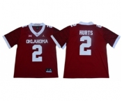 Sooners #2 Jalen Hurts Red Jordan Brand Limited New XII Stitched College Jersey