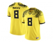 2016 Men's Oregon Duck Marcus Mariota #8 College Football Electric Lightning Limited Jerseys - Yellow