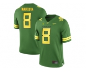 2016 Men's Oregon Duck Marcus Mariota #8 College Football Limited Jerseys - Apple Green