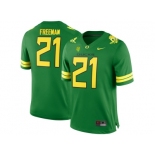 2016 Men's Oregon Duck Royce Freeman #21 College Football Limited Jerseys - Apple Green