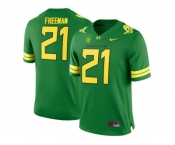 2016 Men's Oregon Duck Royce Freeman #21 College Football Limited Jerseys - Apple Green