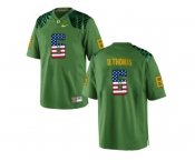 2016 US Flag Fashion Men's Oregon Duck De'Anthony Thomas #6 College Football Limited Jersey - Apple Green