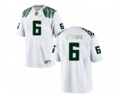 Men's Oregon Duck De'Anthony Thomas #6 College Football Limited Jersey - White