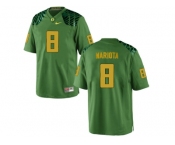 Men's Oregon Duck Marcus Mariota #8 College Football Limited Jerseys - Apple Green