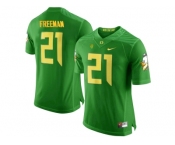 Men's Oregon Ducks Royce Freeman #21 College Football Limited Jersey - Apple Green