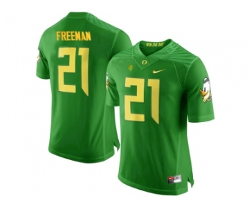 Men's Oregon Ducks Royce Freeman #21 College Football Limited Jersey - Apple Green