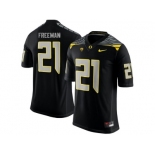 Men's Oregon Ducks Royce Freeman #21 College Football Limited Jersey - Black