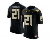 Men's Oregon Ducks Royce Freeman #21 College Football Limited Jersey - Black