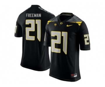 Men's Oregon Ducks Royce Freeman #21 College Football Limited Jersey - Black